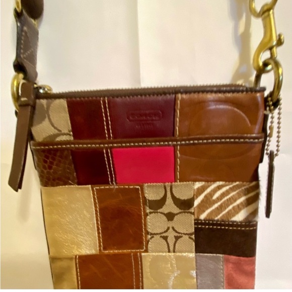 Coach Multicolor Patchwork Crossbody Bag - Picture 5 of 13